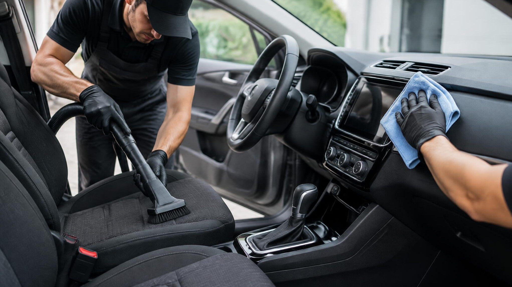 car interior cleaning