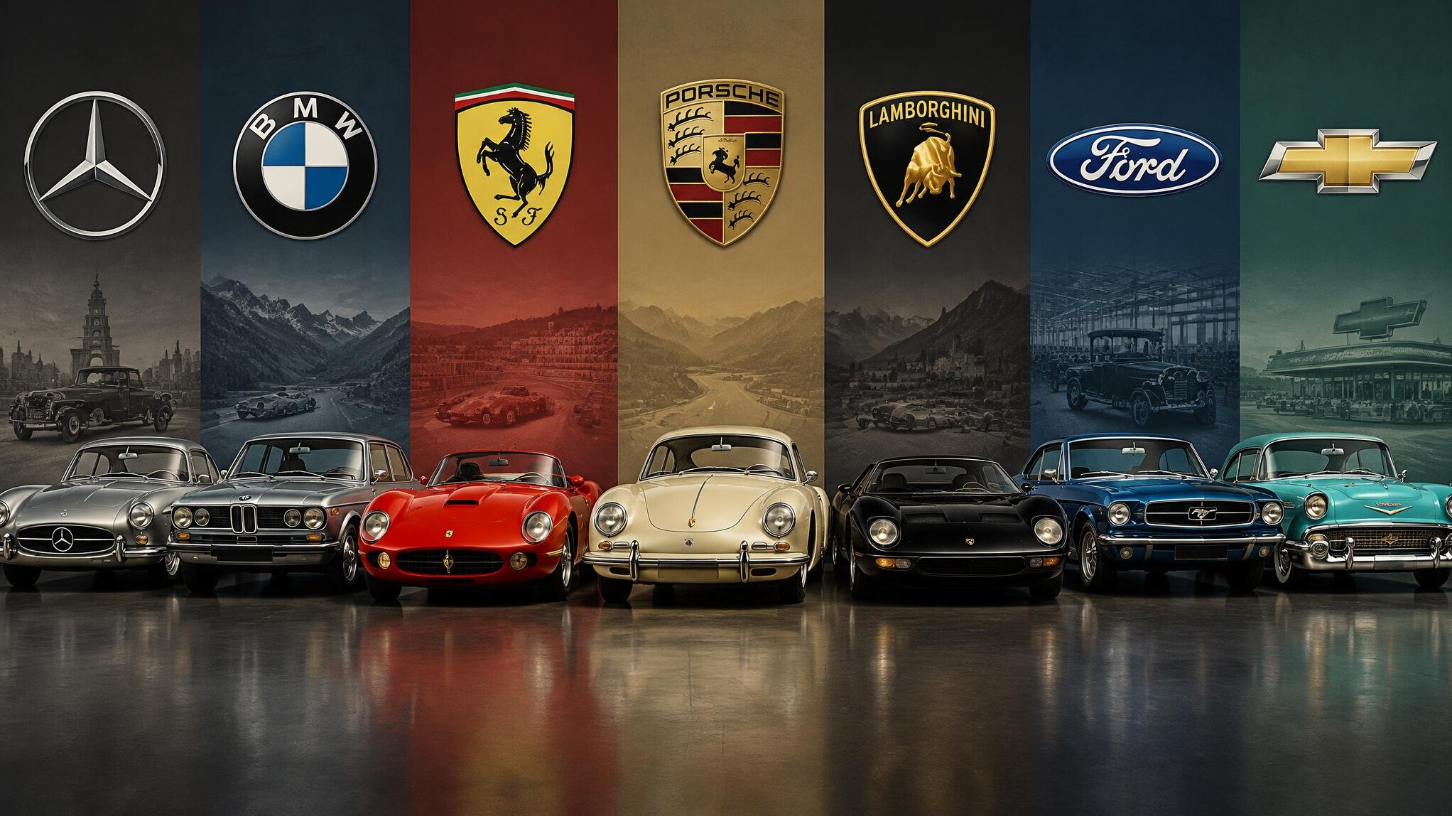 iconic car brands logos